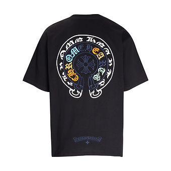 Chrome Hearts Tee White and Black Double Colour Logo