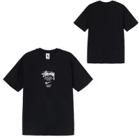 Stussy Tee Nike Logo Small Black and White