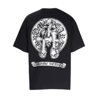 Chrome Hearts Tee White and Black Chrome Logo