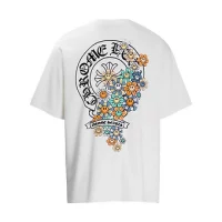 Chrome Hearts Tee White and Black Flowers