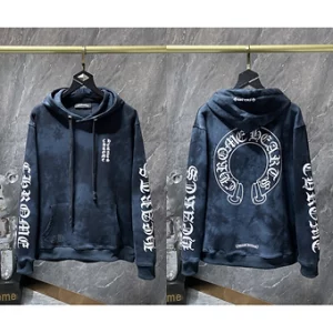 Chrome Hearts Hoodie Dark Grey Washed