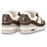 LV Trainer Calf Leather Moka Sneaker