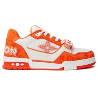 LV Monogram Orange Denim Sneaker