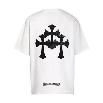 Chrome Hearts Tee White Black Crosses