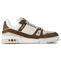 LV Trainer Calf Leather Moka Sneaker