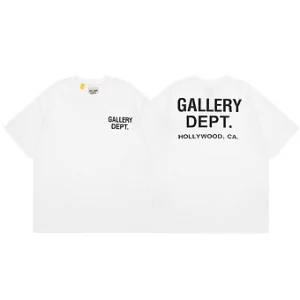 Gallery Dept. T-Shirt White Black Hollywood