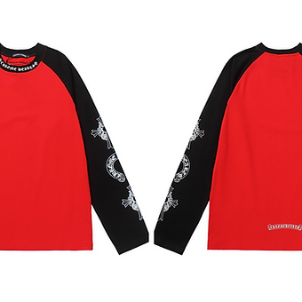 Chrome Hearts Longsleeve Black Sleeve Red