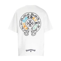 Chrome Hearts Tee White and Black Double Colour Logo