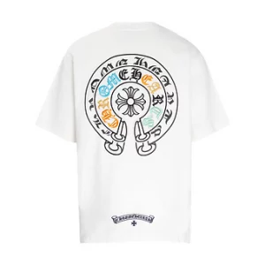 Chrome Hearts Tee White and Black Double Colour Logo