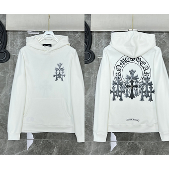 Chrome Hearts Hoodies Logo Around Crosses