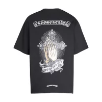Chrome Hearts Tee White and Black Pray