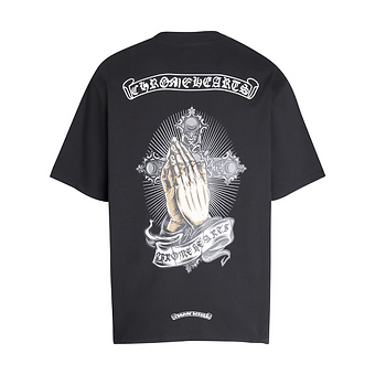 Chrome Hearts Tee White and Black Pray