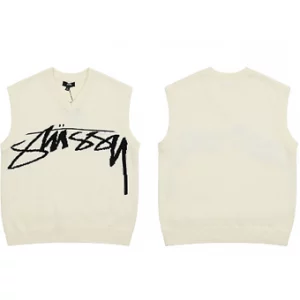 Stussy Knit Vest Beige
