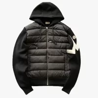Moncler Zip Weste black