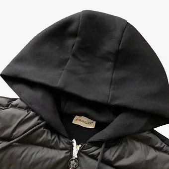 Moncler Zip Weste black