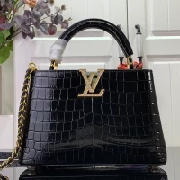 LV Handbag Black Leather