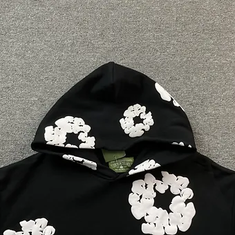 Denim Tears Hoodie Black casual