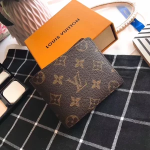 LV classic wallet brown