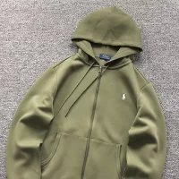 RL classic label zip hoodies