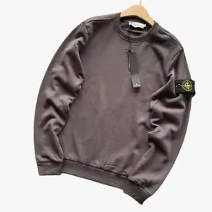 Stone Island brown zipshirt