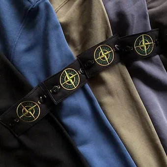 Stone Island dark gray zipshirt