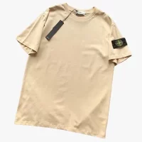 Stone Island Tshirt Beige Brown Batch