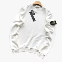 Stone Island white zipshirt