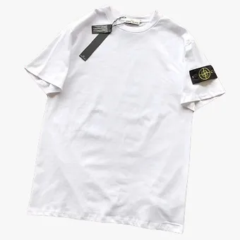 Stone Island Tshirt White Batch