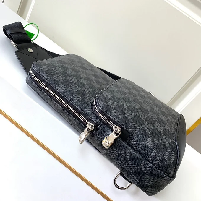 LV Men Bag Black longcase