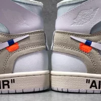 Air jordan 1 off white white joint