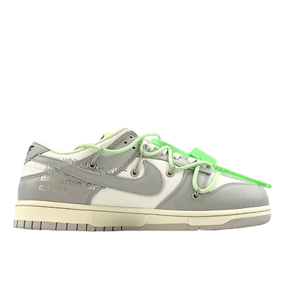 Off-White Dunk Low Lot green and green tag