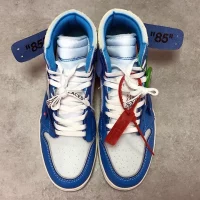 Air jordan off white north carolina blue