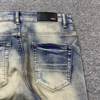 Amiri jeans white blue