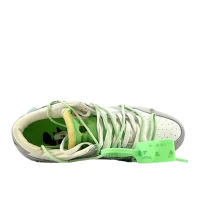 Off-White Dunk Low Lot green and green tag