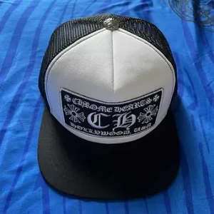 Chrome Hearts Cap Black White Basic