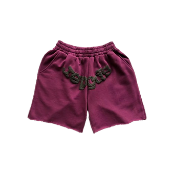 Sp5der darkred shorts