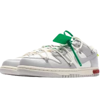 Off-White Dunk Low Lot white green
