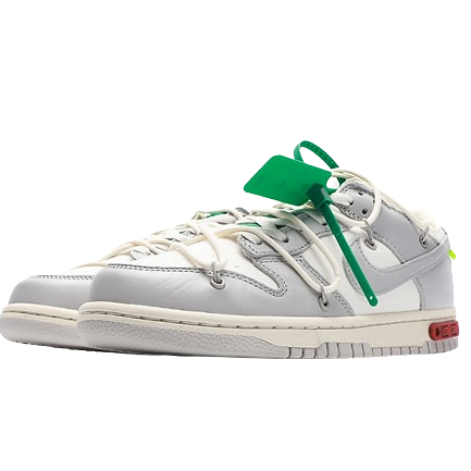Off-White Dunk Low Lot white green
