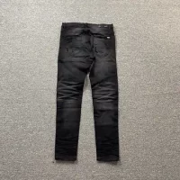 Amiri jeans red black