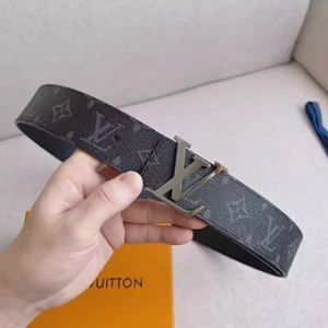 LV Belt Black Silver