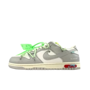 Off-White Dunk Low Lot green and green tag