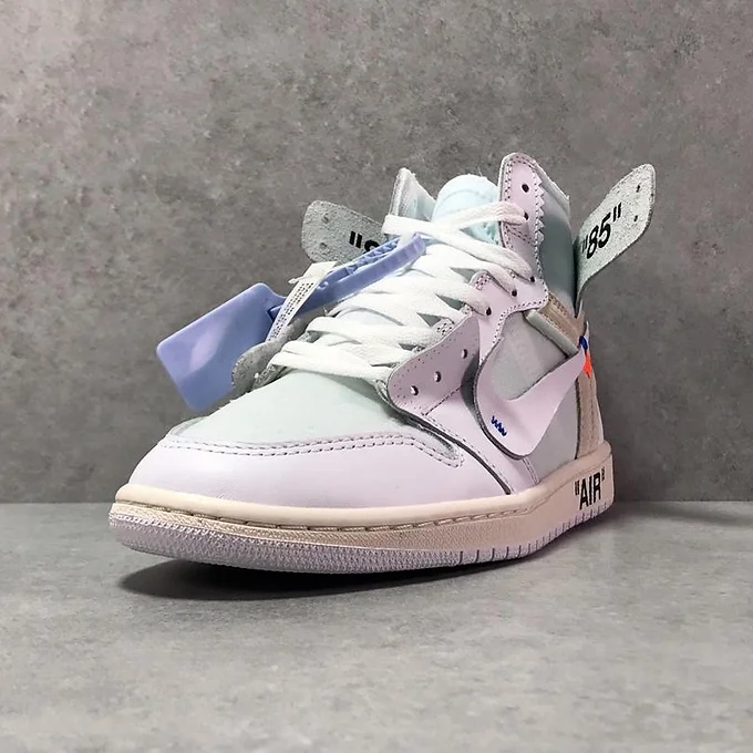 Air jordan 1 off white white joint