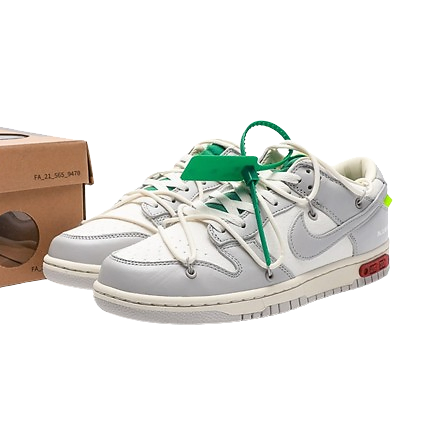Off-White Dunk Low Lot white green