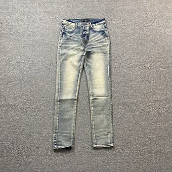 Amiri jeans white blue