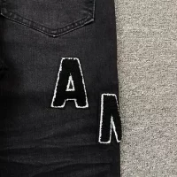 Amiri jeans black logoside