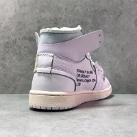 Air jordan 1 off white white joint