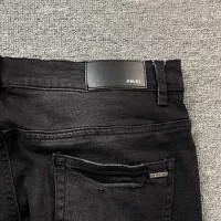 Amiri jeans red black