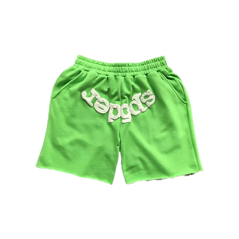 Green Sp5der shorts
