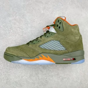 Air jordan 5 olive