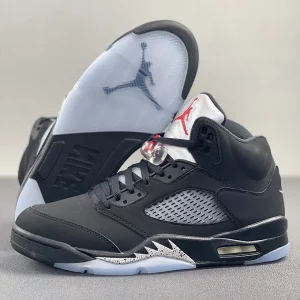 Air jordan 5 black metallic